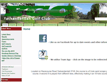 Tablet Screenshot of golfclub.yackandandah.com
